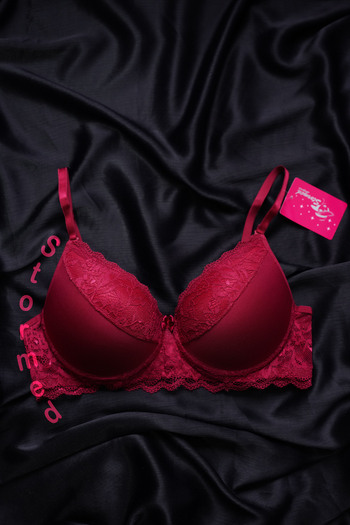 STORMED Underwear Women's Lace Detailed Backing Bra 170