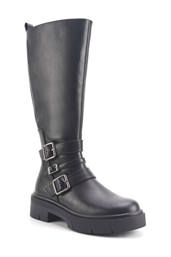 Nine West Fablon 4Pr Black Women's Boots