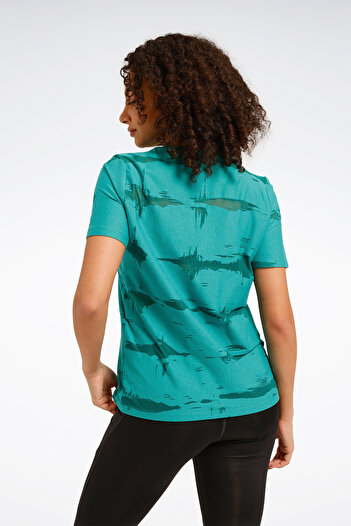 Reebok T-Shirt BURNOUT TEE K MINT Kadın Kısa Kol