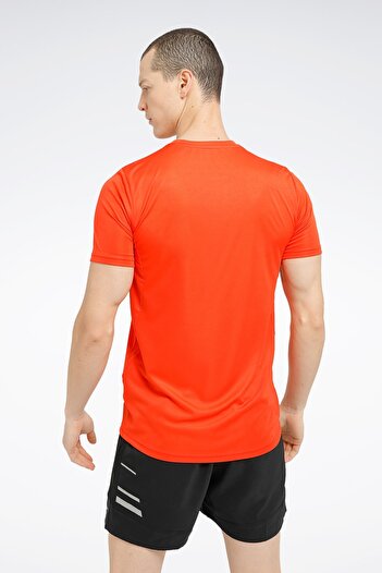 Reebok RUNNING TEE Πορτοκαλί ανδρικό κοντομάνικο μπλουζάκι
