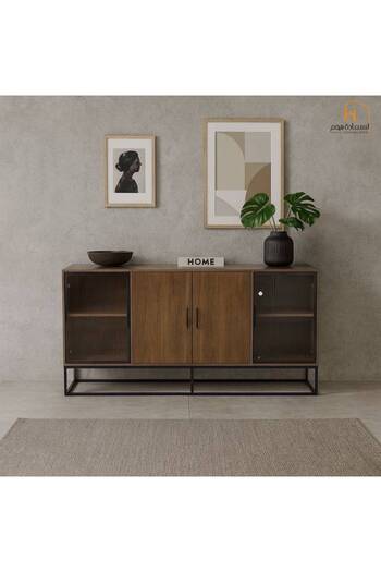 Al Saada Home Limited Multi-Purpose Sideboard Cabinet - 40 X 90 X 180 cm - Coffee