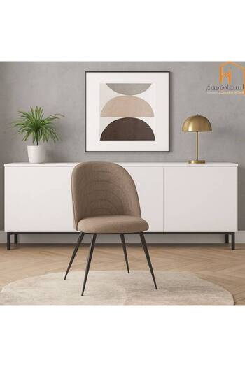 Al Saada Home Single Chair - 83x50x57 - Beige