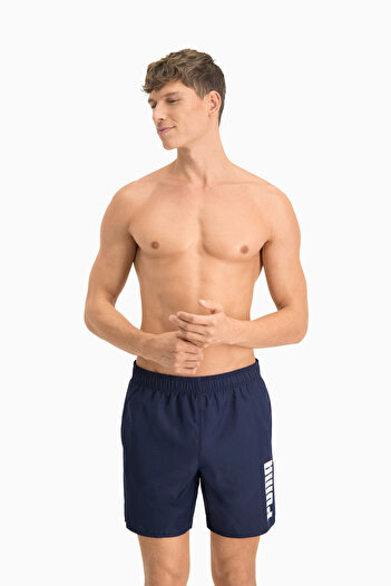 Puma SWIM MEN MID SHORTS Сині чоловічі шорти для плавання
