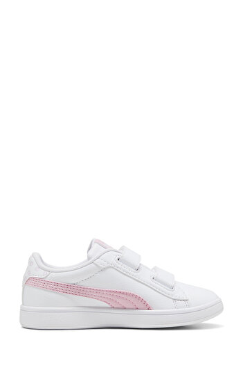 Puma Smash 3.0 Beach Flor White Girl's Sneaker