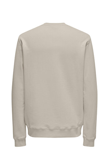 Only & Sons Φούτερ ONSDAVID REG CREW SWEAT Kahverengi Erkek