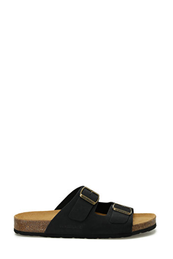 lumberjack Mendy Lth 5Fx Black Men's Slippers