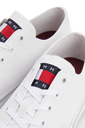 Tommy Hilfiger TOMMY JEANS MENS LAC Bílé pánské tenisky