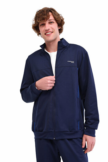 lumberjack Ανδρικό μπλουζάκι φόρμας ML FALL 18ITL705 5PR Navy Blue