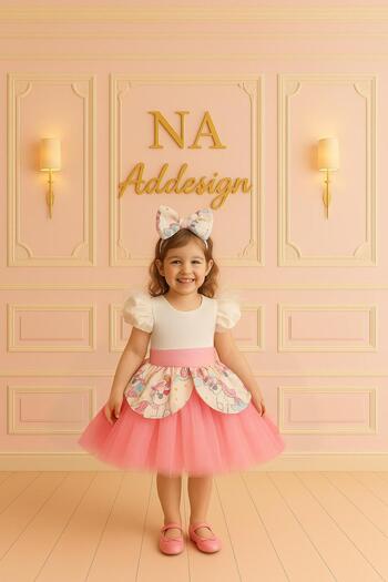 NA ADDESIGN Κοριτσίστικο λευκό μονόκερο My Little Pony Fluffy φόρεμα