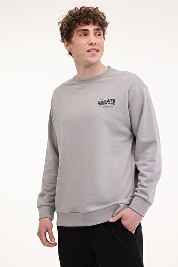 Kinetix ML CREATE 16SLG314 5FX Gri Erkek Sweatshirt