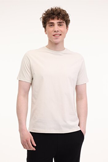 Kinetix MB PAM C 11SN220 5FX Gri Erkek Kısa Kol T-Shirt