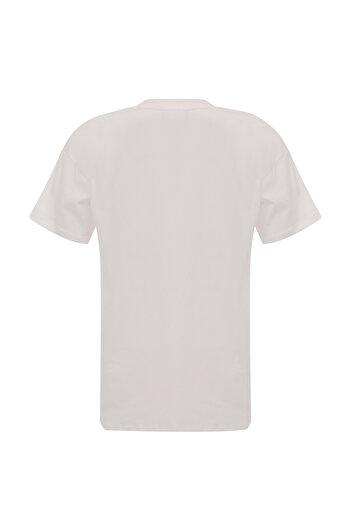 lumberjack BL MARVEL 11GFB626 4FX Ekru Erkek Çocuk Kısa Kol T-Shirt