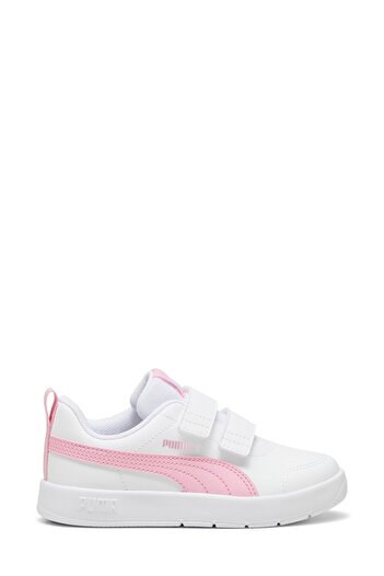 Puma Courtflex V3 V PS Beyaz Kız Çocuk Sneaker