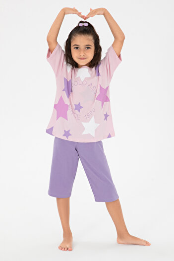 U.S. Polo Assn. Girl's Dusty Pink Pajama Set 50315466 -Vr050