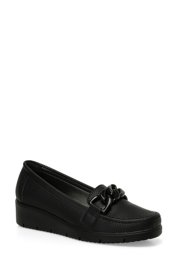 Polaris 166552.Z5Pr Black Women's Loafer