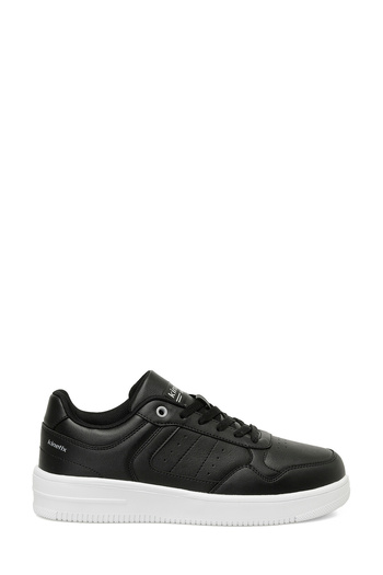 Kinetix Lowner Pu 5Pr Black Unisex Sneaker