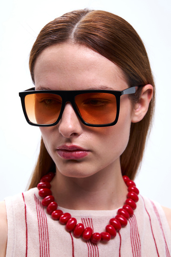 Bilge Karga Carpenter Black Orange Gradient Sunglasses