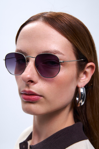 Bilge Karga Vilda Silver Black Gradient Sunglasses