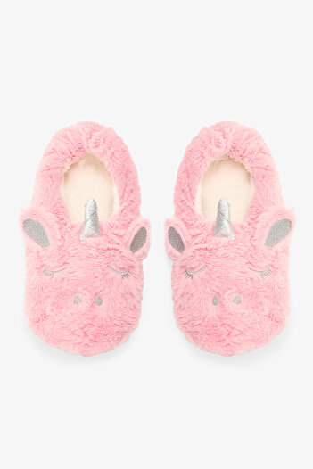 Penti Light Pink Unicorn House Shoes