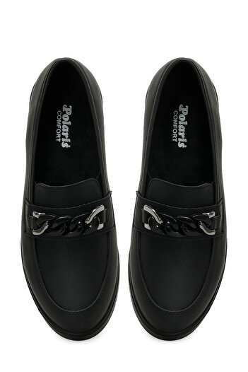 Polaris 165058.NZ5PR Siyah Kadın Loafer