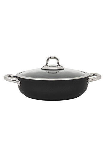 Leggno Master Titanium Shallow Pot 24 cm Black