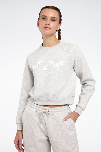 Reebok Runa Top Gray Women's Sweatshirt