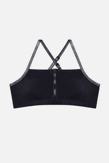 Penti Black Silver Bandeau Bikini Set for Young Girl