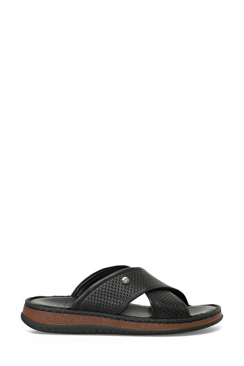 İnci Inci Valera 5Fx Black Men's Slippers
