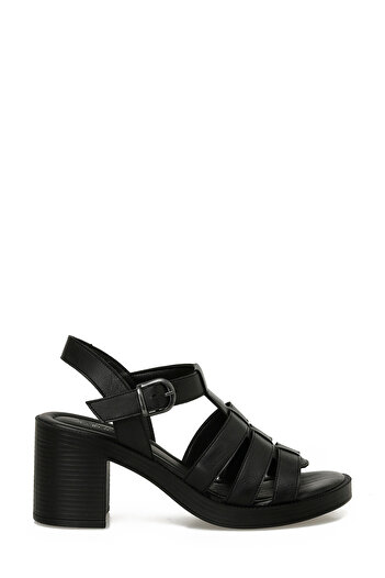 Butigo 25S-228 5Fx Black Women's Heeled Sandals
