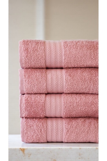 Denia Home Textile |   Evoa |   100% Cotton 4-Piece Hand / Face Towel Set