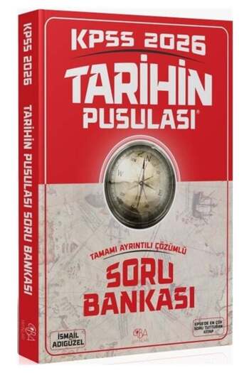 Genel Markalar CBA Yayınları 2026 KPSS Tarihin Pusulası Soru Bankası Çözümlü - İsmail Adıgüzel CBA Yayınları
