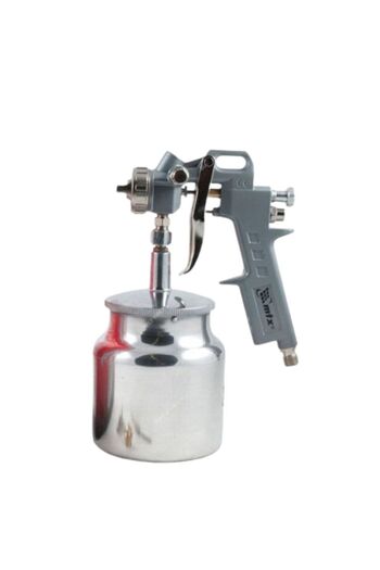 mtx Pneumatic Paint Gun With Lower Tank, 573179, 4 ATM, 1/4 Inch Connection Size, 1L