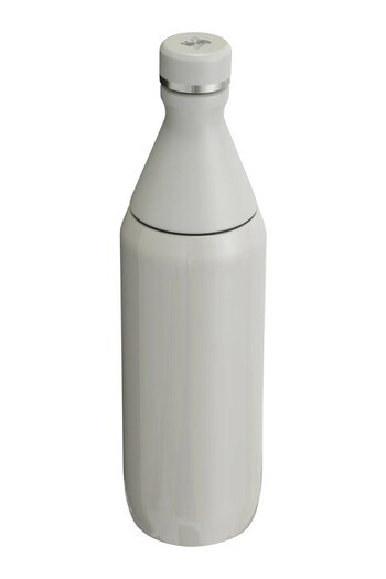 Stanley Unisex Gray the All Day Slim Bottle 0.6L / 20oz Ash Gloss Thermos 10-12069-124-Kul
