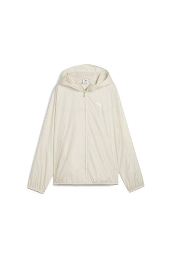 Puma Beige Women's Puma Ess Regular Windbreaker 68513387   Jacket