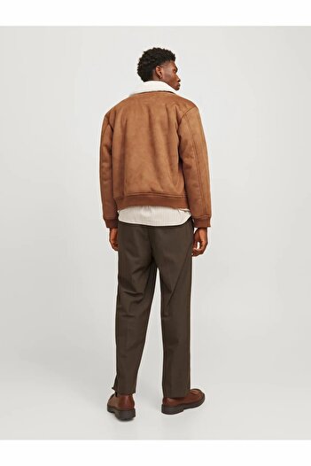 Jack & Jones Men's Toffee Brown Bomber Jacket - 12266798