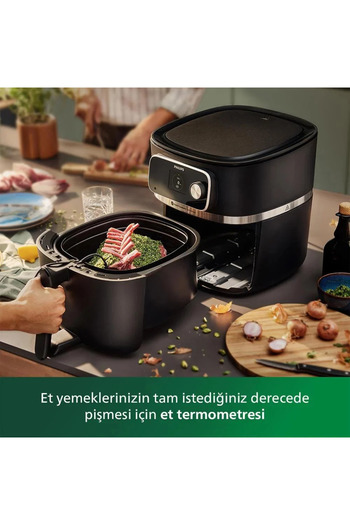 Philips 7000 Serisi 8.3 lt Airfryer Combi XXL Connected ,Yağsız Fritöz - AİLE BOYU GENİŞ HACİM