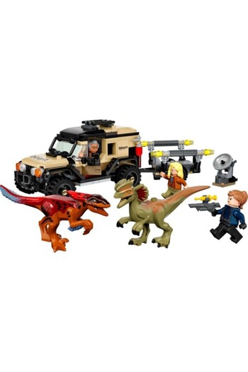 LEGO Jurassic World 76951 Pyroraptor and Dilophosaurus Transport