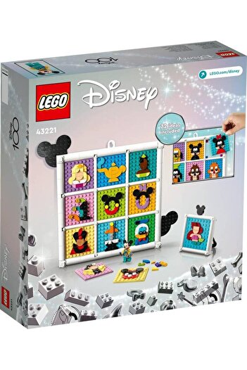 LEGO مجموعة ألعاب الرسوم المتحركة ديزني 100 سنة - 43221 (1022 قطعة)