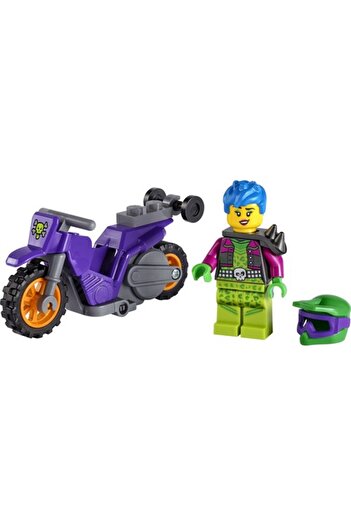 LEGO City Show Motorcycle 60296 - Cool, Flywheel Show Motorcycle Toy Construction Set (14 Pieces)