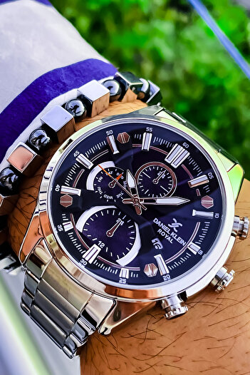 Daniel Klein Original Waterproof Men's Steel Wristwatch Bracelet