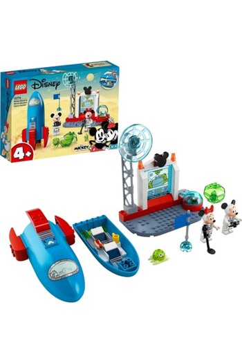LEGO Disney Mickey and Friends Mickey Mouse and Minnie Mouse's Space Rocket 10774 Construction Set (88 Pieces)