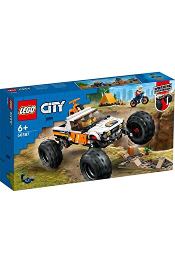 LEGO ® City 4x4 Off-Road Vehicle Adventures 60387 - Construction Set for Children Ages 6 and Up (252 Pieces)