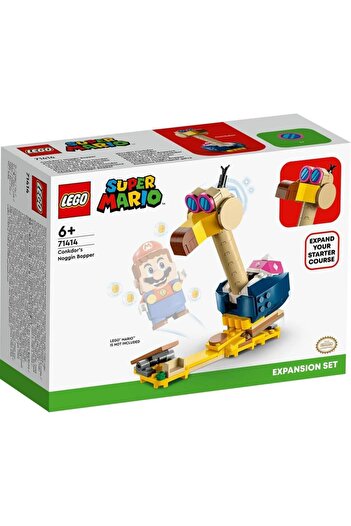 LEGO مجموعة مغامرات إضافية لمقبض الرأس من ماريو وكونكدور - 71414 htcx 1005813