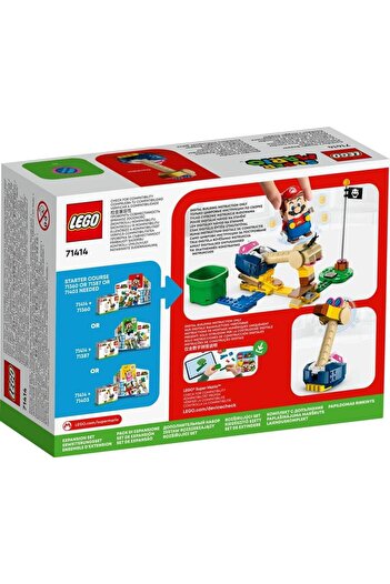 LEGO مجموعة مغامرات إضافية لمقبض الرأس من ماريو وكونكدور - 71414 htcx 1005813