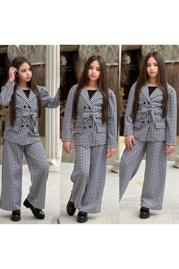 KOKOŞ BEBEK Girl's Jacket Suit |   Between 4/10 Years