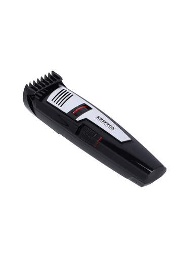 KRYPTON Men’s Cordless Trimmer | 4 Combs | Steel Blades | 40 Min Use | Silent & Ergonomic
