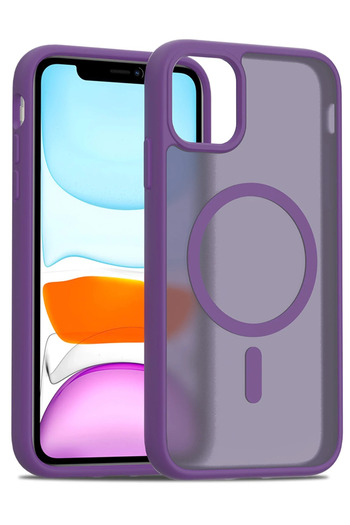 Fuchsia iPhone 11 Jota Magsafe Cover - Deep Purple