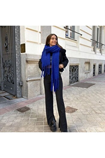 Goldmine Eșarfă unisex ușoară și umflată Saks Blue