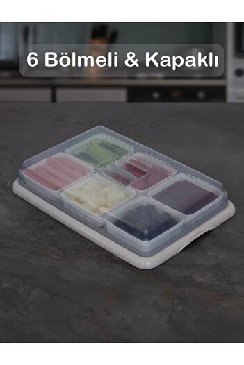 Dem Home Perla 6-Piece Breakfast Set Breakfast Storage Container with Lid Breakfast Set Storage Container with Tray