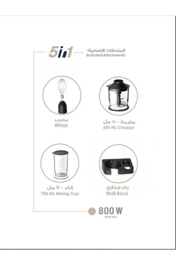 Generic 800W multifunctional hand blender